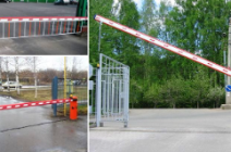 Установка шлагбаума